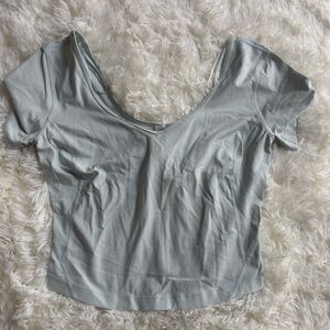 Lululemon Athletica Scoop-Back Cropped Top